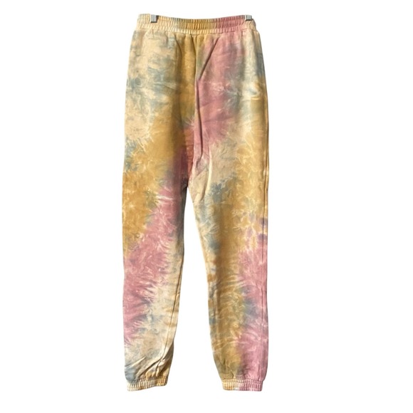 Revolve 525 Tie Dye Jogger Sweatpants Women's Size Small Pastel Boho - Picture 2 of 7